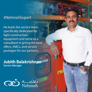 Meet Nehmeh’s Expert: Jubith Balakrishnan