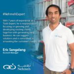 Meet Nehmeh’s Expert: Eric Sangalang